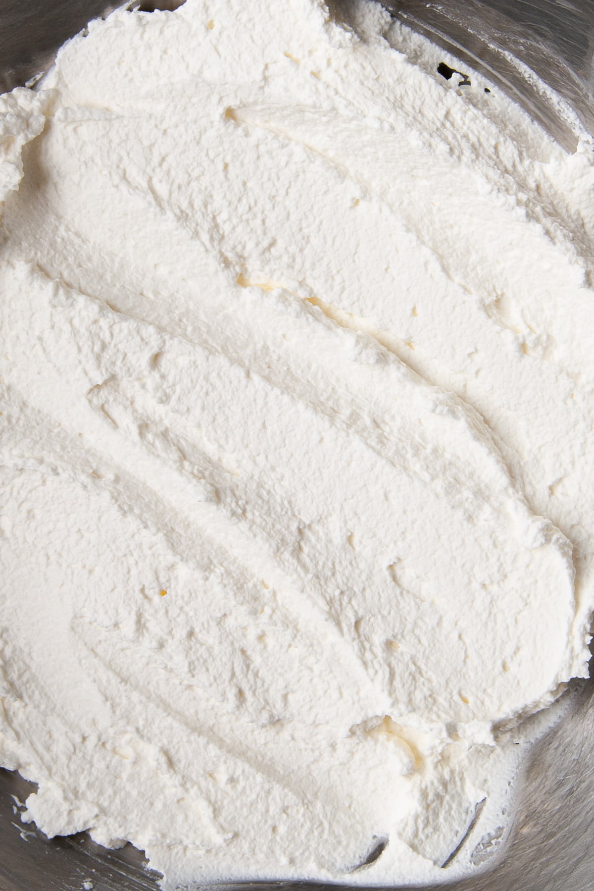 close up of freshly whipped cream