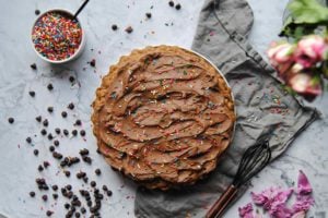 Cakey Chocolate Chip Cookie Cake - Featured Image