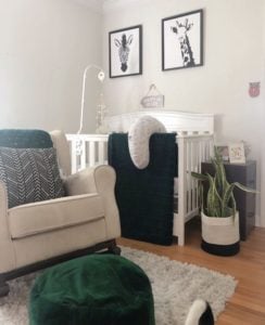 Nursery Crib and Rocking Chair | FurloughedFoodie.com