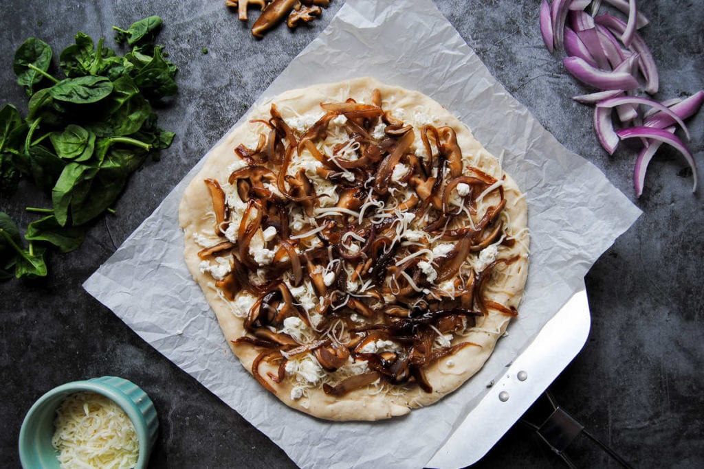 Quick Knead and Rise Pizza Dough - Pre-Cooked-Toppings