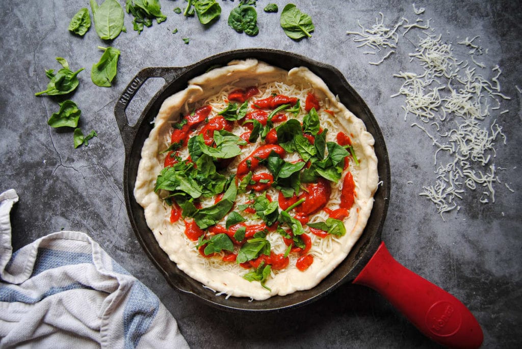 Quick Knead and Rise Pizza Dough - Toppings