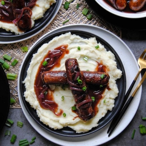 All Diet Friendly Bangers and Mash - Featured Image