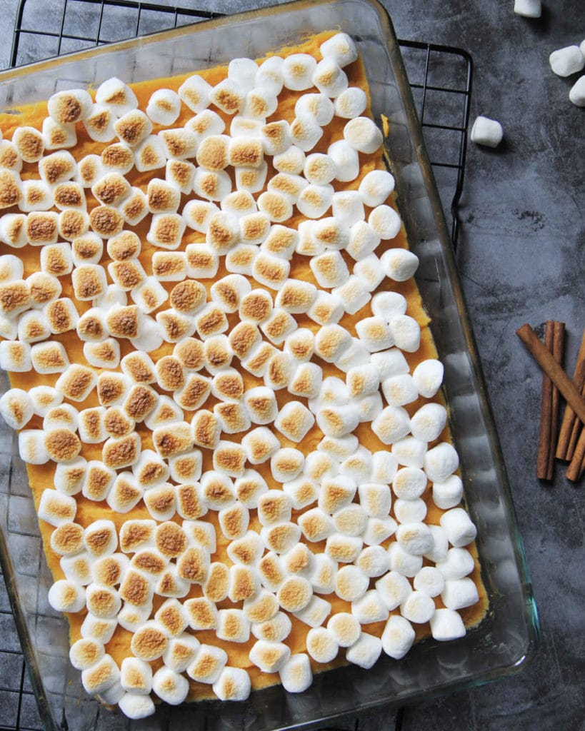 5-Ingredient Maple Sweet Potato Casserole - Cropped Final Image