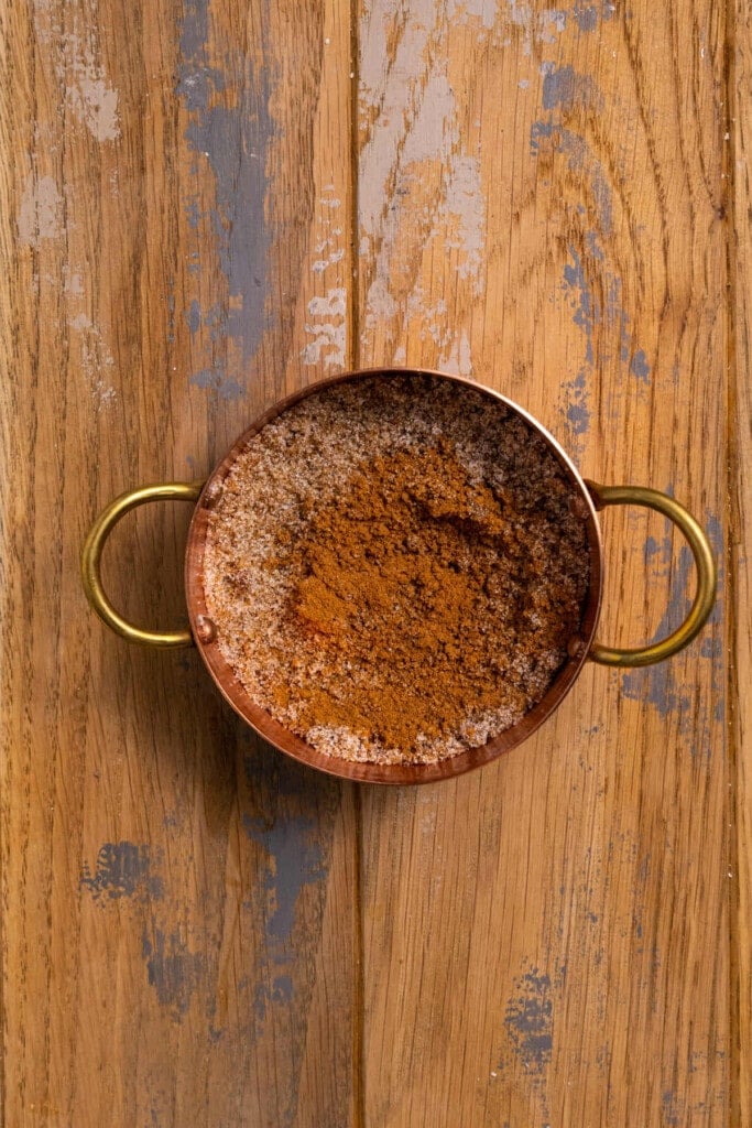 Cinnamon sugar mixture for candied nuts