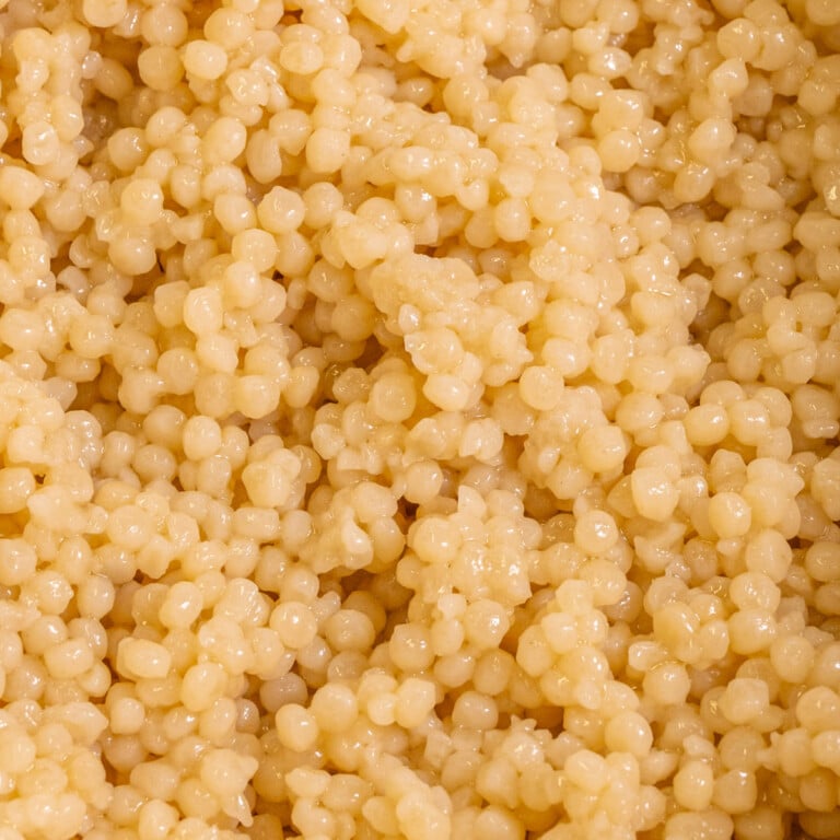 Couscous dressed with lemon and olive oil