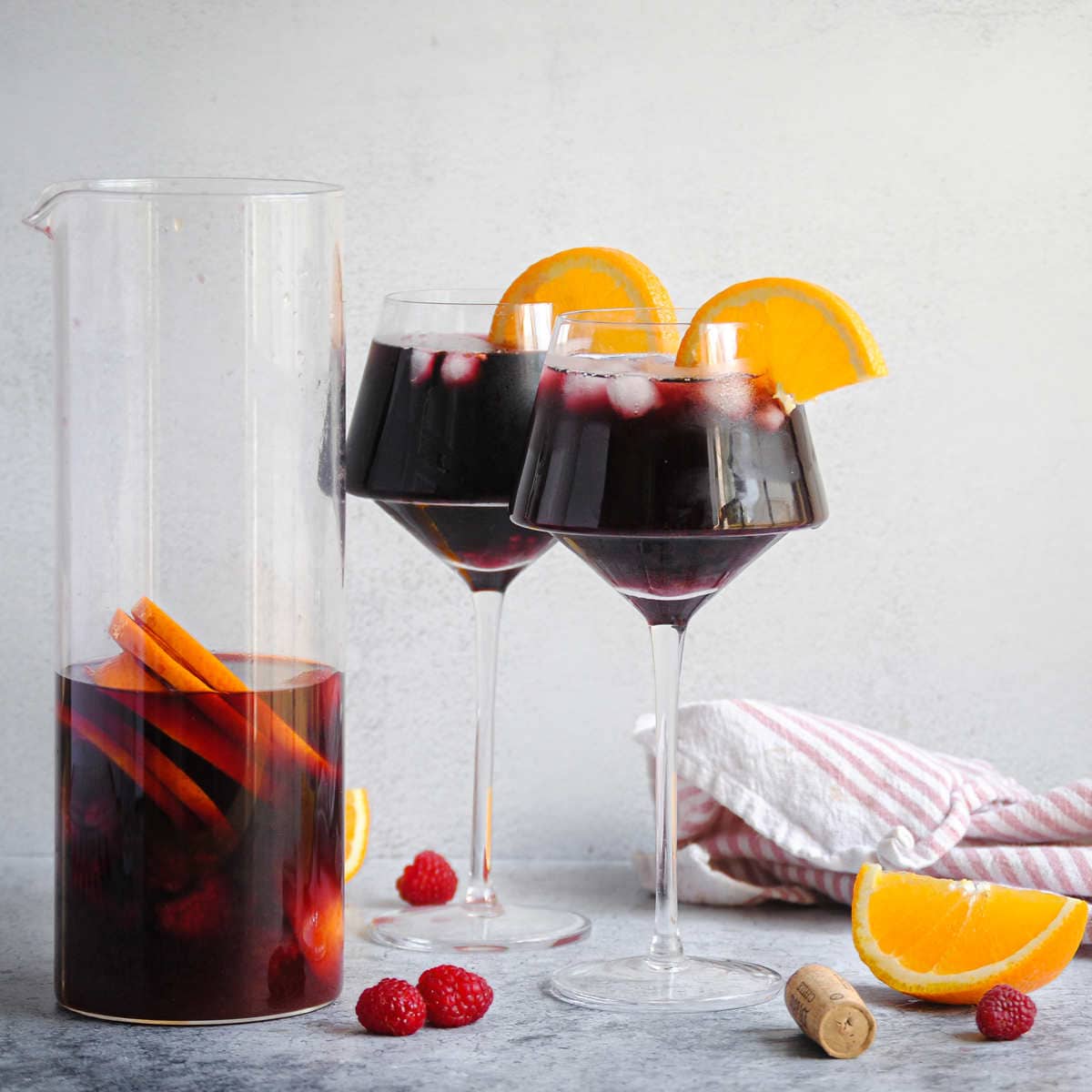 Raspberry Sangria with Homemade Simple Syrup — Marley's Menu