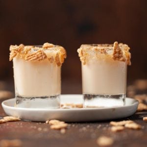 two cinnamon toast crunch shooters
