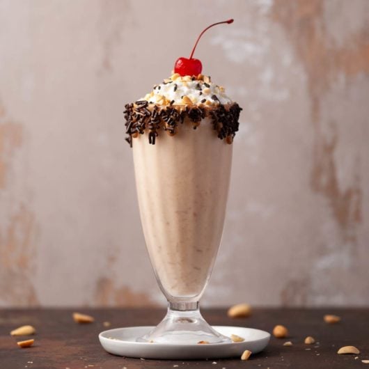 5 Minute Peanut Butter Ice Cream Milkshake (Vegan Option) — Marley's Menu