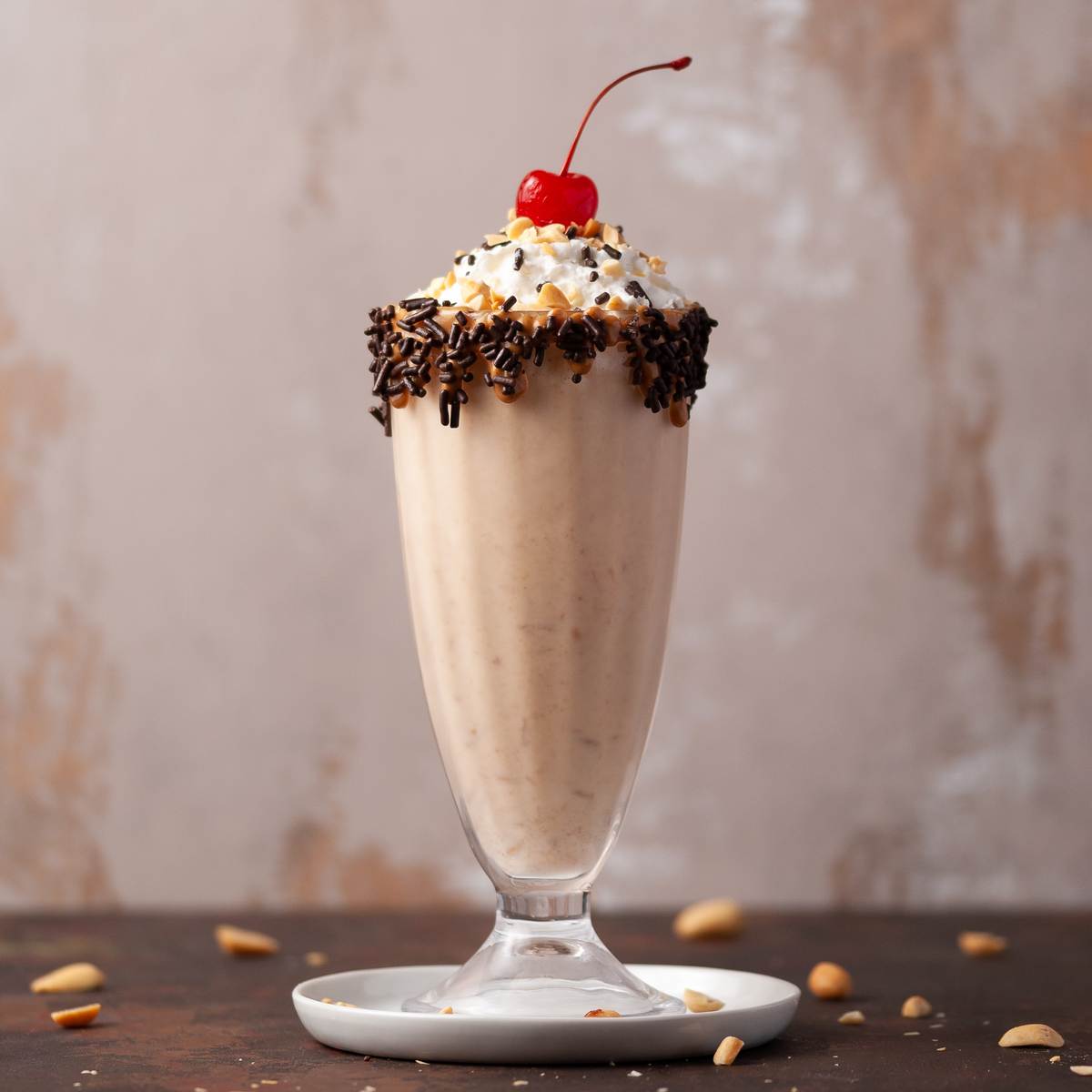 Chocolate Peanut Butter Whiskey Milkshake