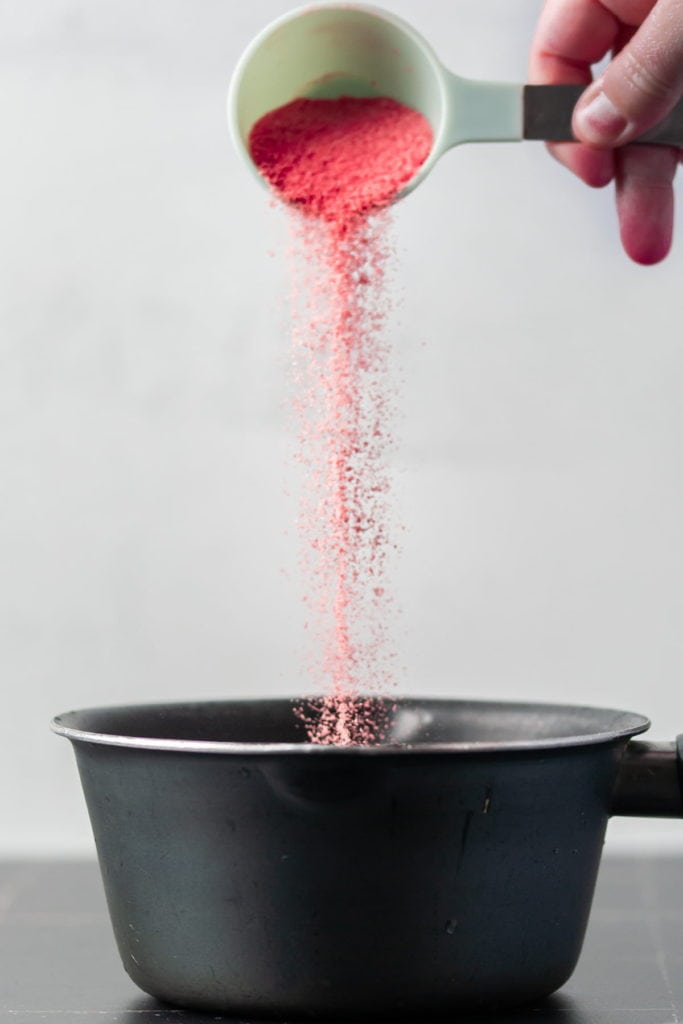 Pouring Jello into a Pot