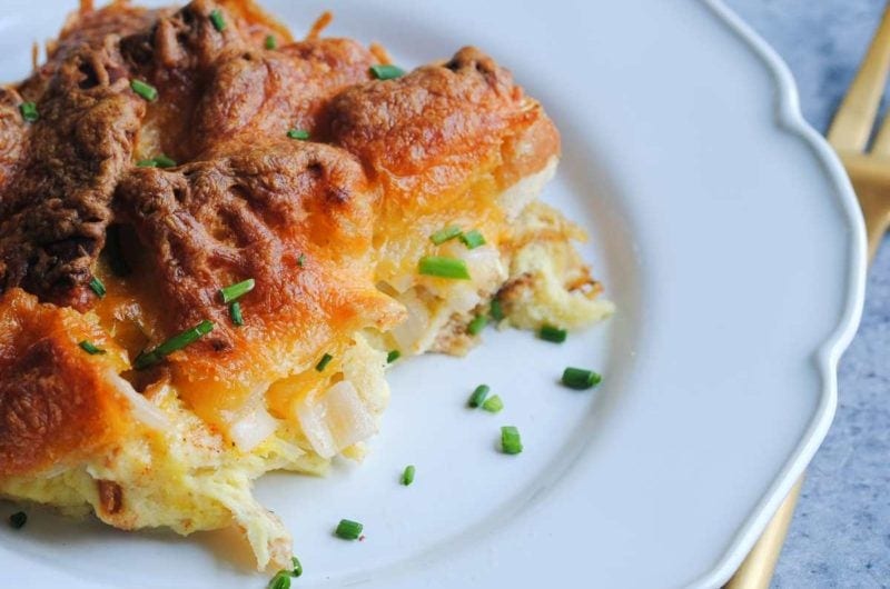 Savory French Toast Casserole with Chives