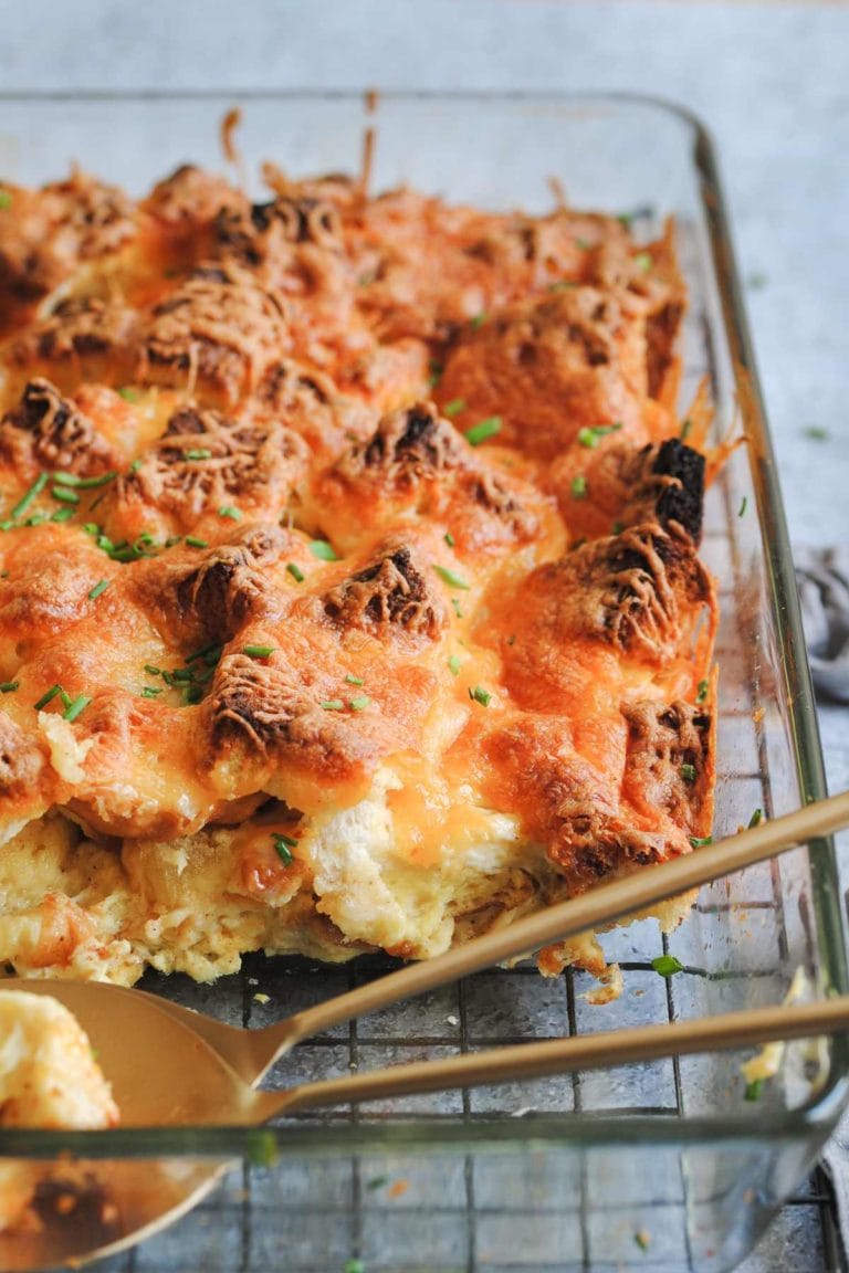 Savory French Toast Casserole with Chives — Marley's Menu