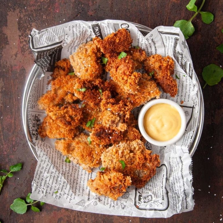 Crispy Fried Oyster Mushrooms