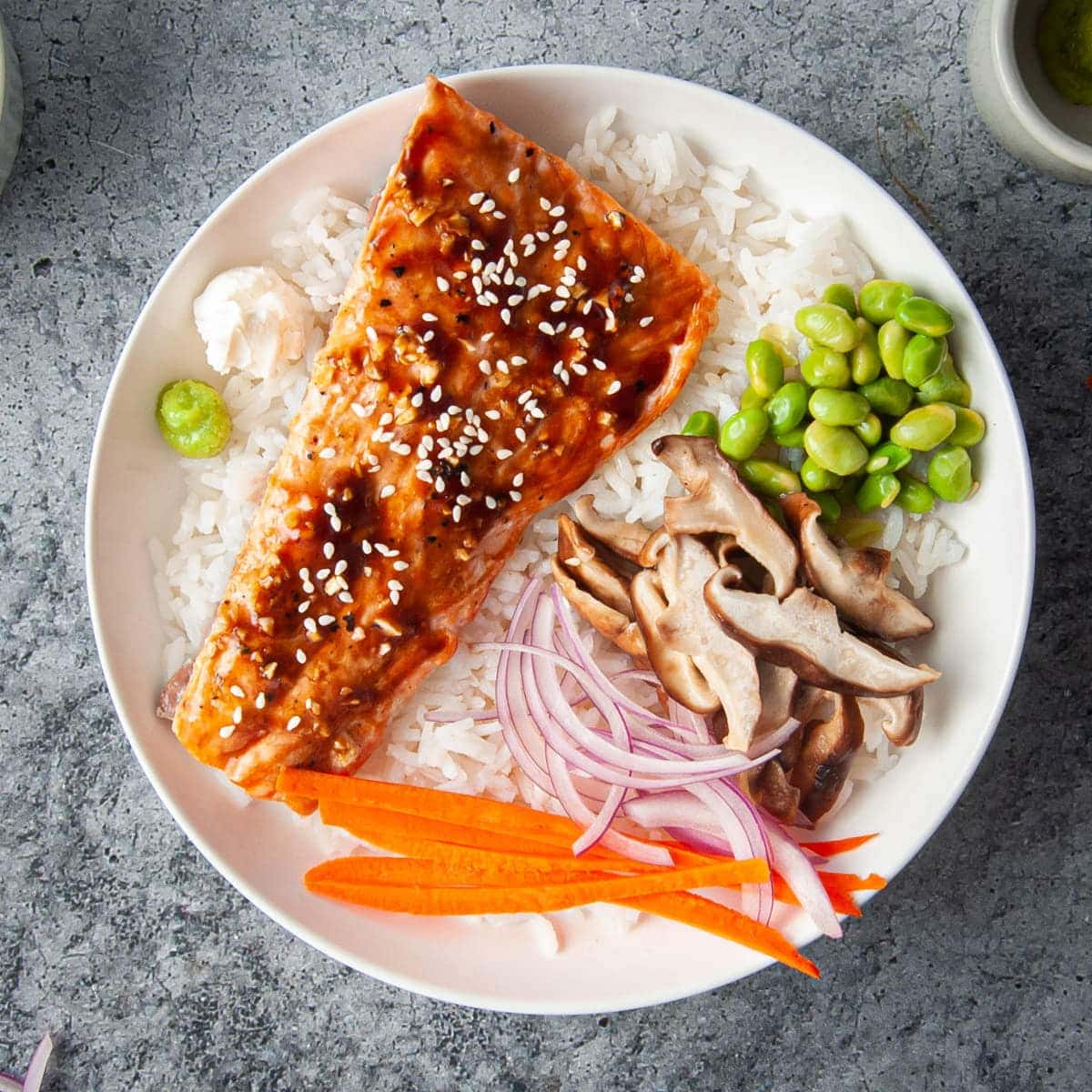 teriyaki salmon bowl