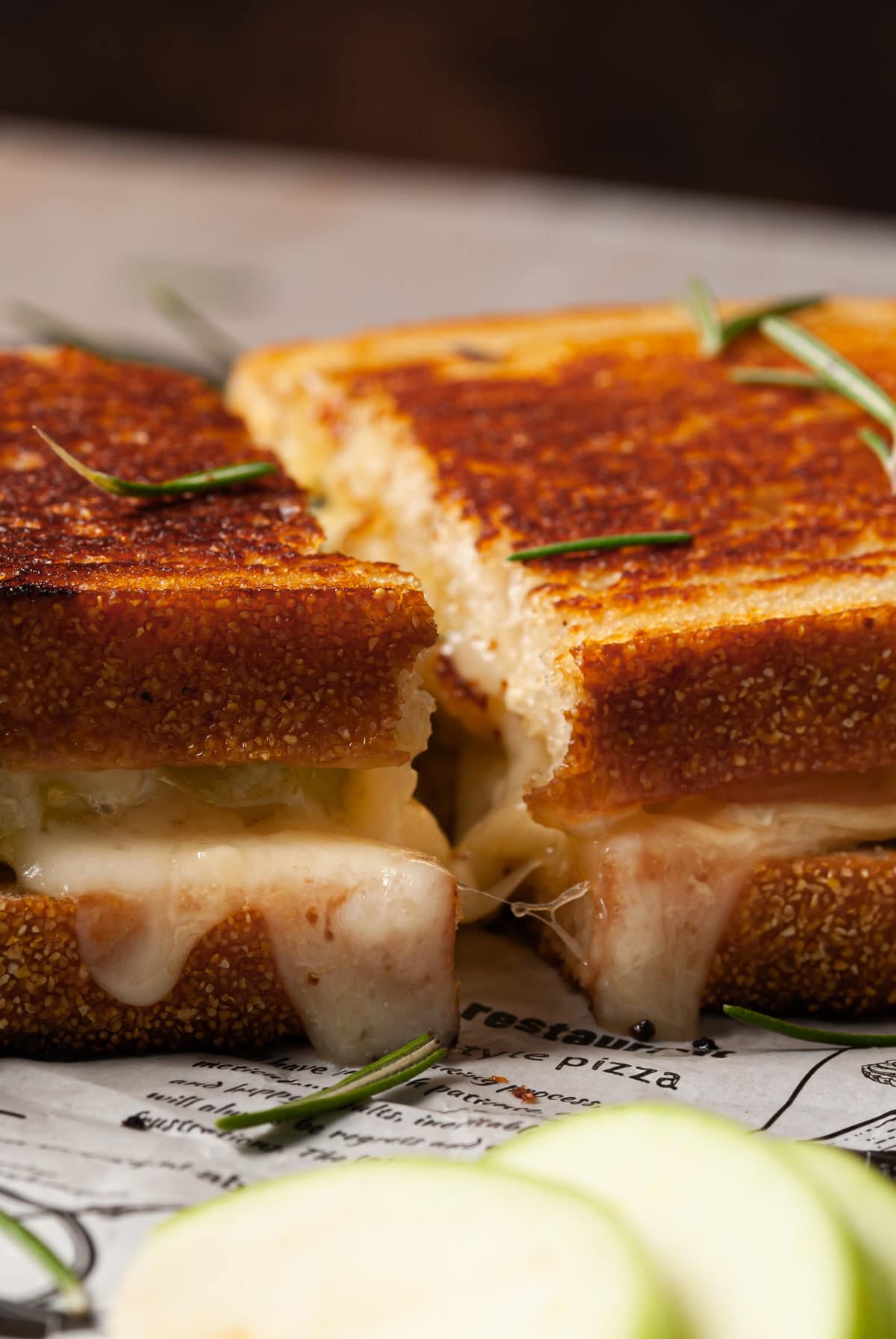 Brie and Apple Grilled Cheese — Marley's Menu