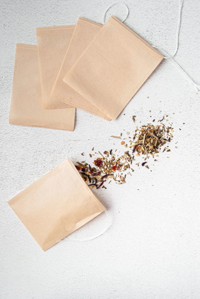 disposable all-paper tea bags