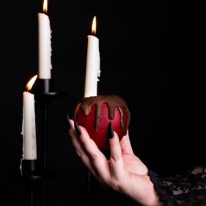 death by chocolate - poison apple dripping in chocolate