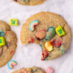 Lucky Charms Cookie to represent list of inventive ways to use breakfast cereal.