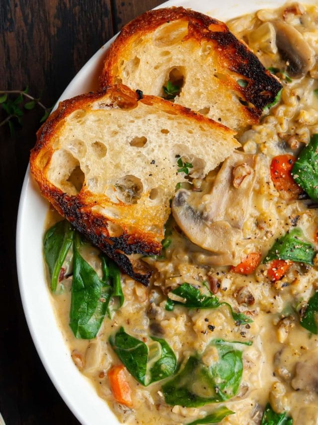 5Min Prep Vegan Wild Rice Soup (Creamy!) — Marley's Menu