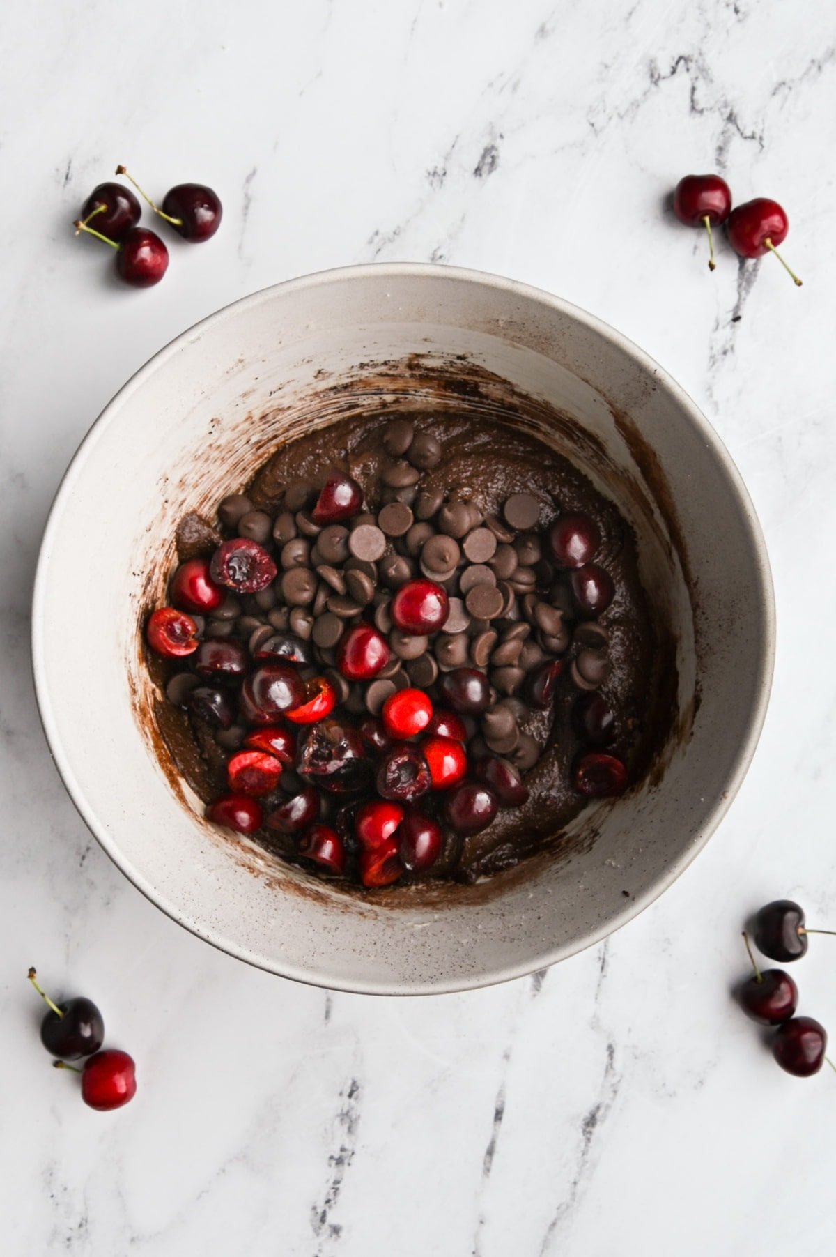 Fudgy Chocolate Cherry Brownies Marley S Menu   Cherry Brownies Batter With Cherries 