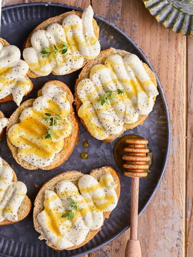 Whipped Ricotta Crostini (Only 10 minutes!) — Marley's Menu