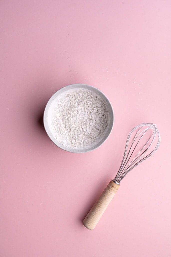 Flour that's been microwaved to get rid of any bacteria to make it safe to consume raw