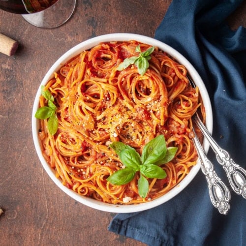 Vegan One-Pot Pasta with Marinara Sauce — Marley's Menu