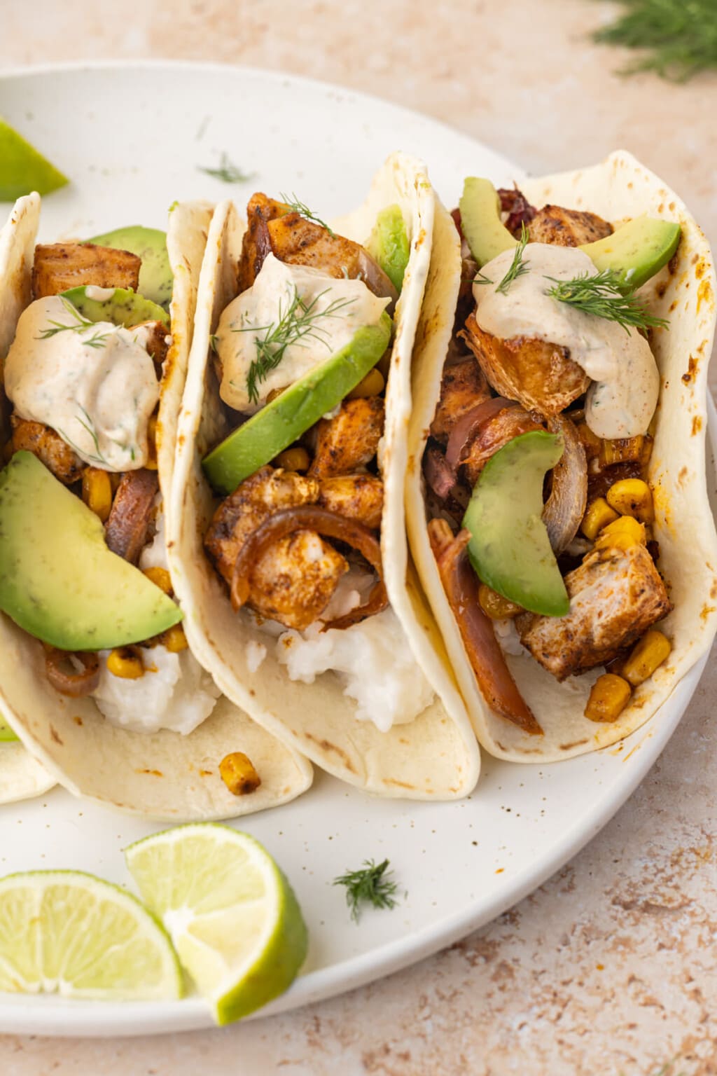 Salmon Tacos with Greek Yogurt Sauce — Marley's Menu