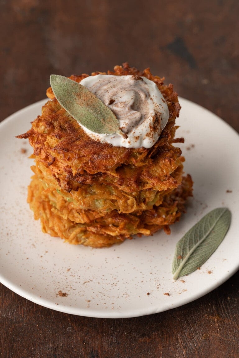 Sweet Potato Zucchini Fritters — Marley's Menu