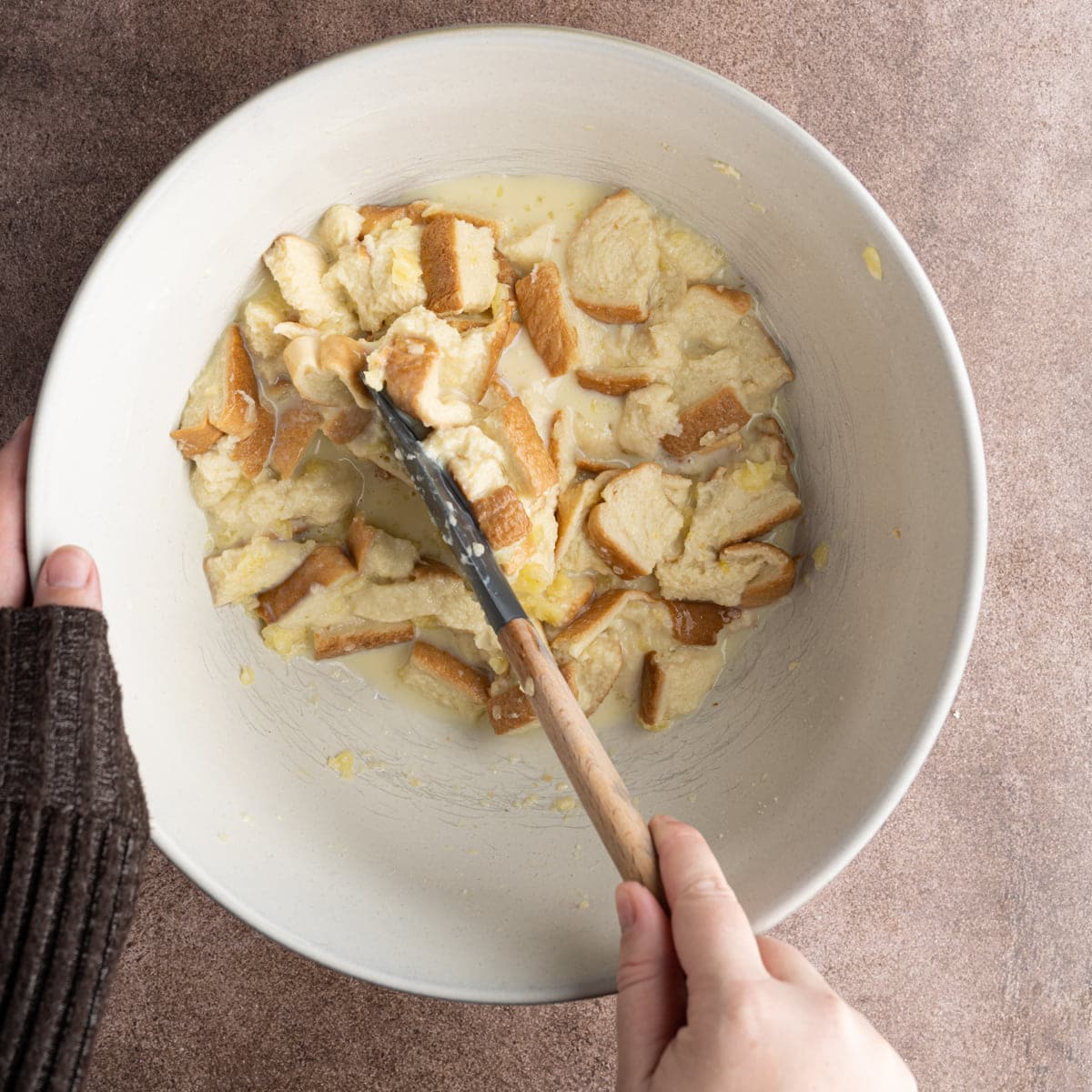 Easy Bread Pudding with Caramel Sauce — Marley's Menu