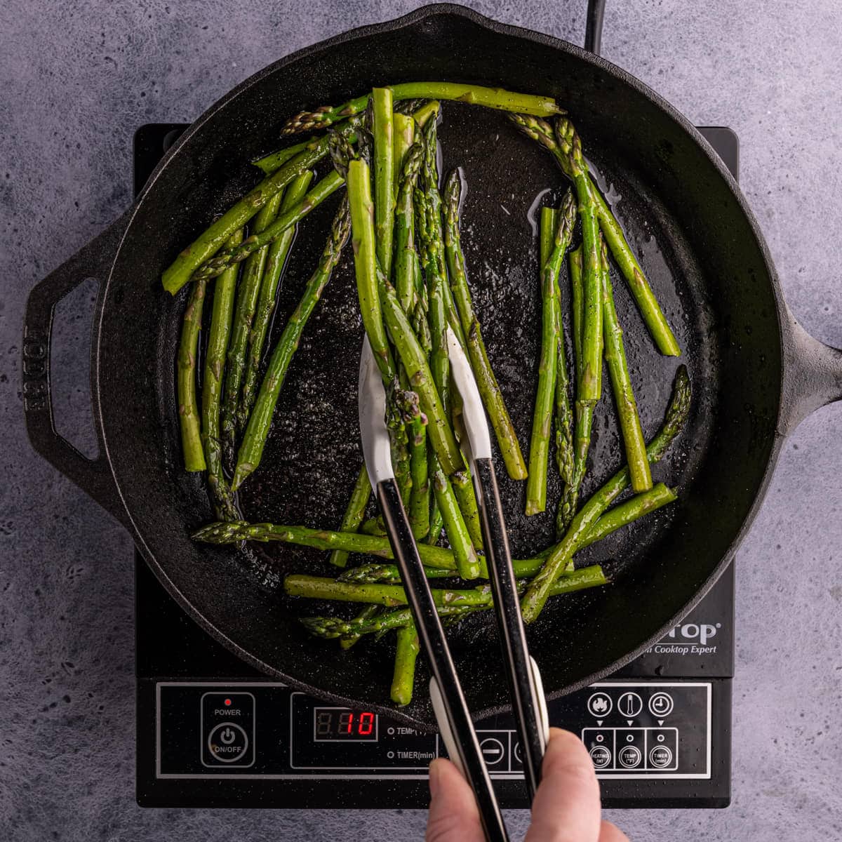 10Minute CastIron Asparagus — Marley's Menu