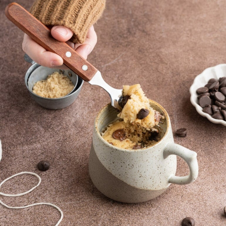 Chocolate Chip Mug Cake