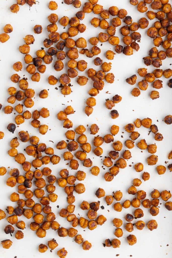 Roasted buffalo chickpeas