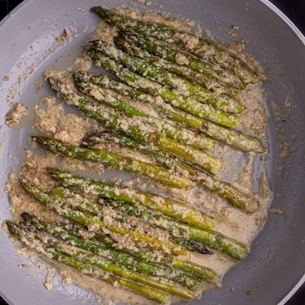 Stovetop Creamed Asparagus with Parmesan — Marley's Menu