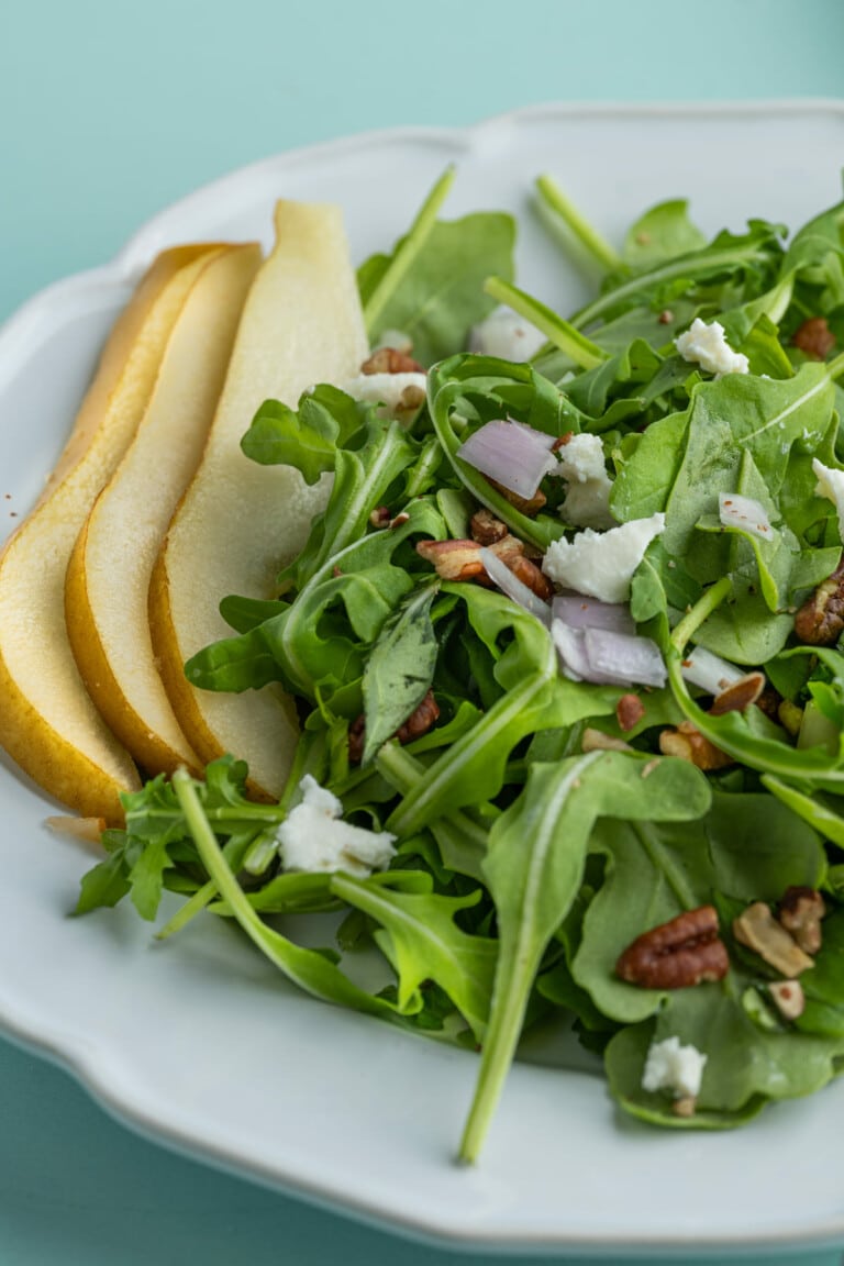 10-Minute Arugula Pear Salad — Marley's Menu