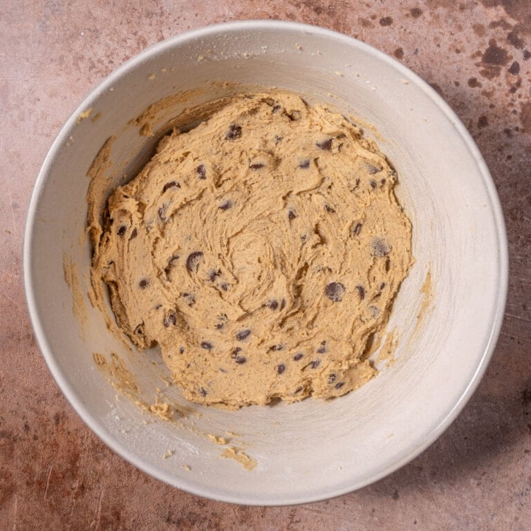 Chocolate chip coffee cookie dough