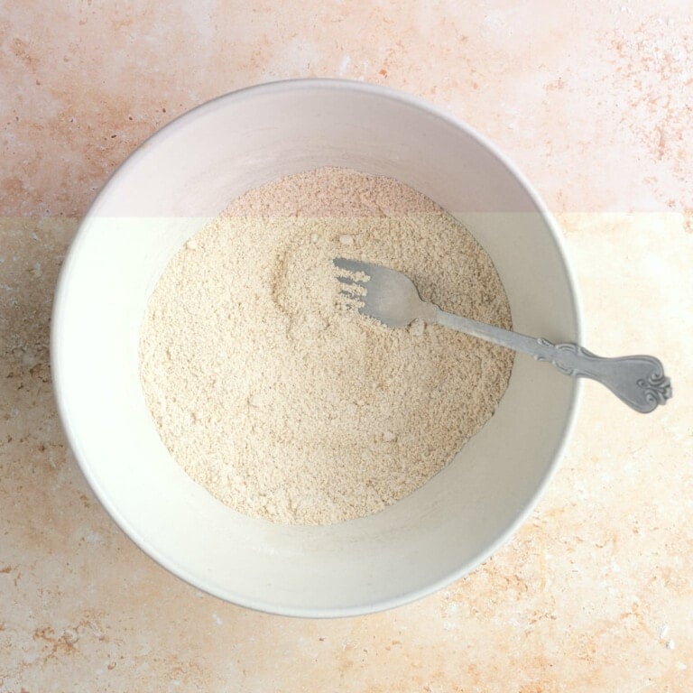 Flour, brown sugar, and pumpkin pie spice