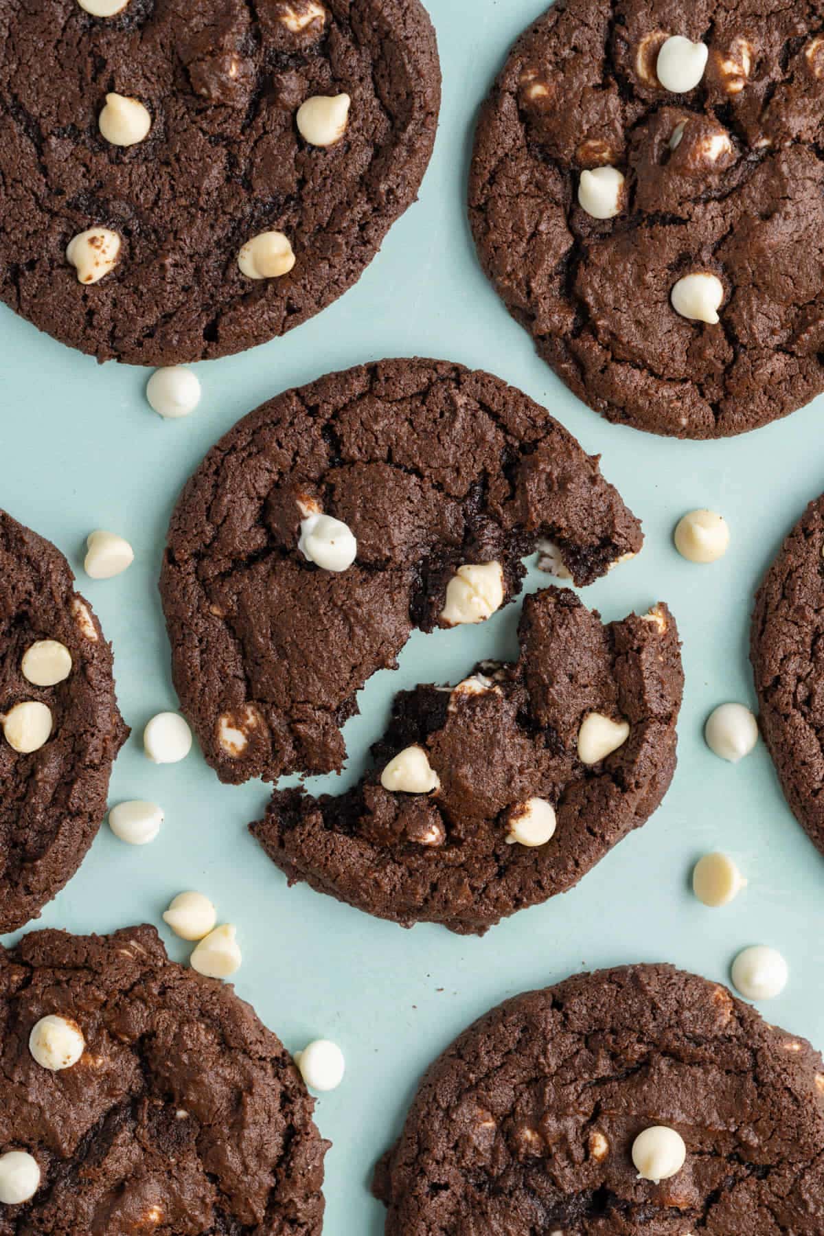 Chocolate White Chocolate Chip Cookies