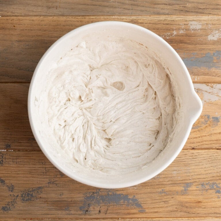 Homemade whipped with pumpkin pie spice