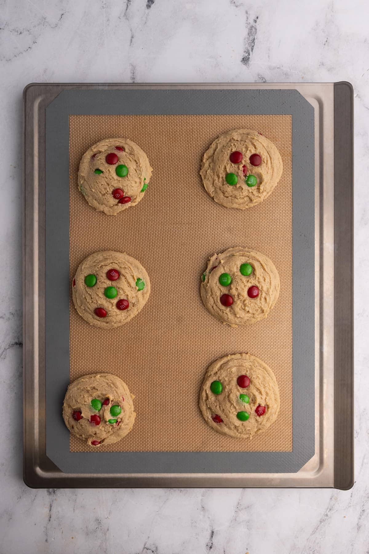 Chewy M&M Christmas Cookies — Marley's Menu