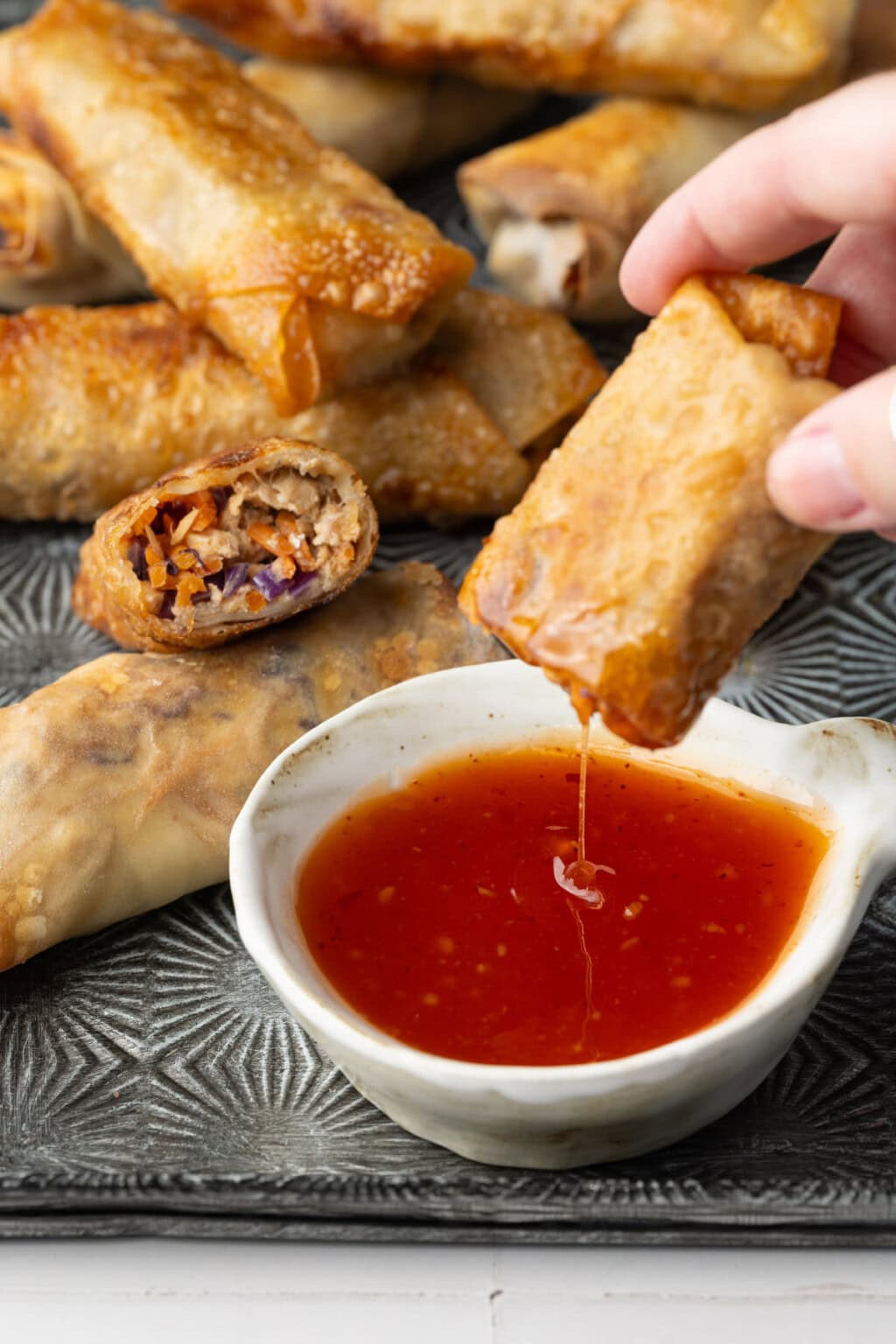 Homemade Salmon Egg Rolls with Canned or Leftover Salmon — Marley's Menu