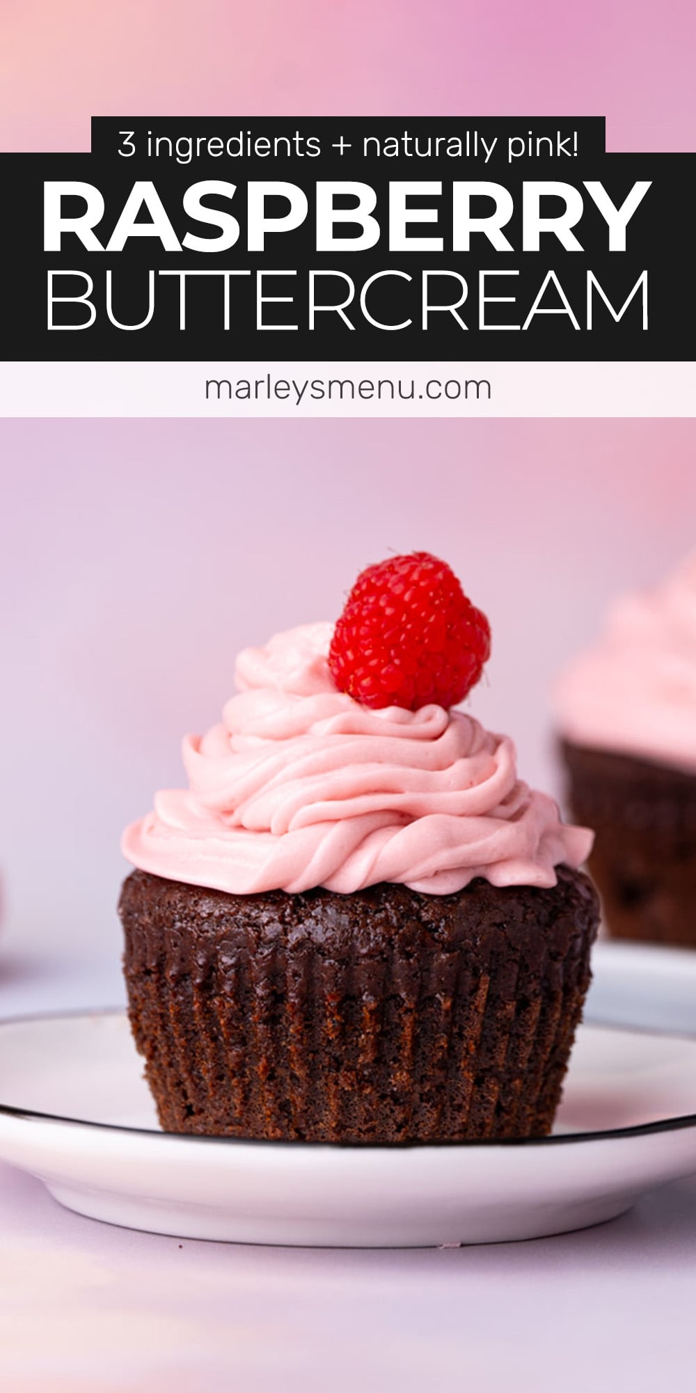 3-Ingredient Raspberry Buttercream (Naturally Pink!) — Marley's Menu