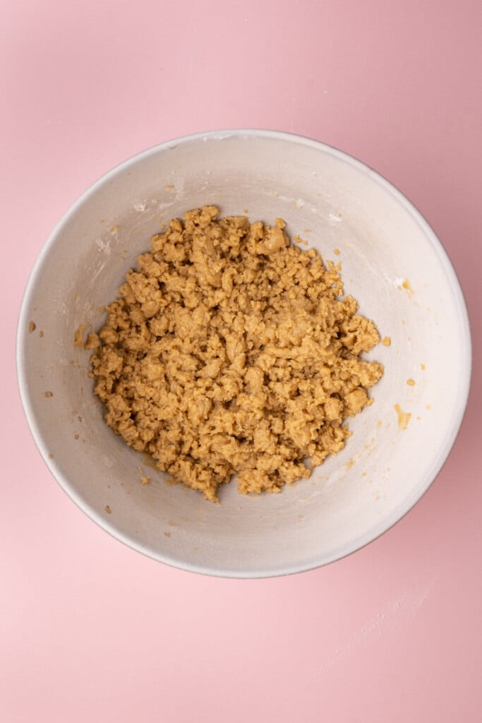 Cookie dough made with olive oil instead of butter.