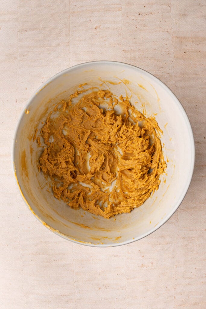 Dulce de leche whipped into creamed butter, sugar, and vanilla extract.