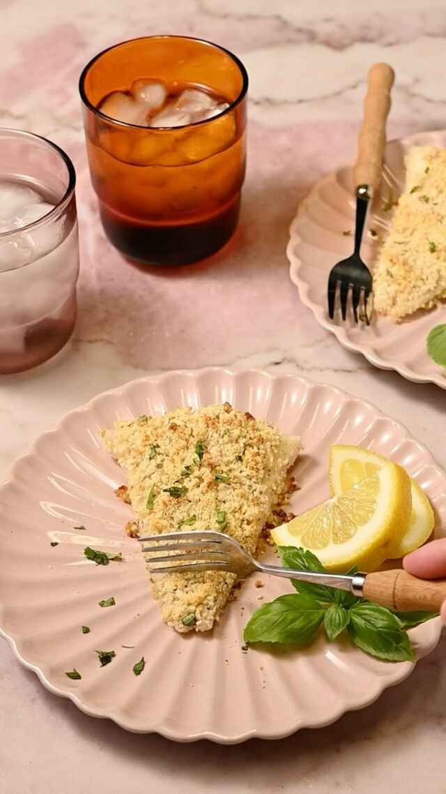 Make baked crispy cod at home with just 5 ingredients with this easy recipe! With a panko breadcrumb crust, this white fish dish is crispy on the outside, and perfectly flaky on the inside. Only 20 minutes required!

-8 ounces cod (individual 4-ounce portions)
-¼ cup panko breadcrumbs
-3 tablespoons grated Parmesan cheese
-½ teaspoon Old Bay Seasoning (or other seafood seasoning of choice)
-1 tablespoon lemon juice

-Preheat your oven to 400°F.
-Prep your cod by cutting into individual portions (about 4 ounces each) and removing skin if necessary and patting dry with paper towels.
-In a small mixing bowl, make your crust mixture by adding Panko, Parmesan, Old Bay, and lemon juice and stirring to combine. The moisture from the lemon juice may cause some clumps — that’s okay!
-Use clean hands to press the crust into the cod, coating it generously on both sides. Place the fish on a baking sheet lined with parchment paper or a reusable baking mat.
-Bake for 10-12 minutes until the internal temperature of the cod reaches 125°F.