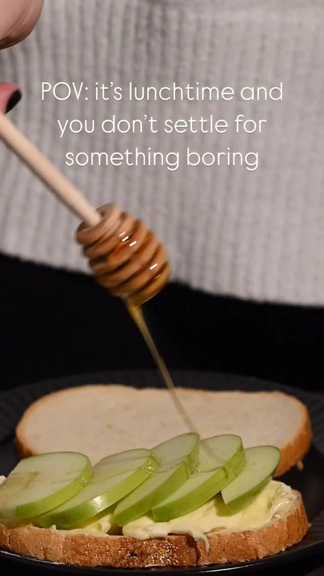 This Brie and Apple grilled cheese boasts gooey melted cheese, crunchy fresh fruit, & sweet and sticky honey all in between crispy, buttery bread.

Brie & Apple Grilled Cheese
-2 slices sourdough bread
-2 tablespoons salted butter
-¼ ounce brie cheese
-2 tablespoons honey
-½ large green apple
-1 handful fresh rosemary or thyme for garnish (optional)

Method
-Generously spread butter on one side of each slice of bread. Flip bread over so buttered side is facing down. -Remove brine from brie and spread it across the unbuttered side of one slice of bread.  -Spread honey evenly over the brie.  -Core your apple and thinly slice one-half, spreading the slices across the top of the honey.  -Add the second slice of bread to the top with the buttered side up.  -Get a frying pan fit with a lid hot over medium heat, then place the sandwich in the center of the pan. Cook for 2-3 minutes covered over medium heat, until the bread is golden brown. -Remove the lid, flip and replace the lid. Cook for another 2-3 minutes on the other side until both slices of bread are golden brown and the cheese is melted.  -Slice in half, garnish with fresh rosemary (optional), and enjoy hot.