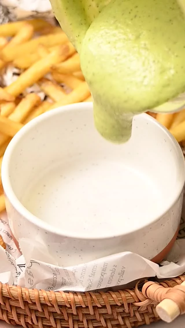 This super creamy avocado ranch dressing turns your ripe avocado into your favorite iconic dressing in just 5 minutes with some lemon juice and seasonings.

5-Minute Creamy Avocado Ranch Dressing
-1 hass avocado
-2 tablespoons lemon juice
-1 teaspoon dried dill
-1 teaspoon dried parsley
-½ teaspoon onion powder
-½ teaspoon garlic powder (or 1 clove of fresh garlic)
-¼ teaspoon salt
-¼ teaspoon black pepper
-3 tablespoons cold water 

-Discard the peel and pit of the avocado. Add the rest of the avocado to your blender with the lemon juice, dill, parsley, onion powder, garlic powder, salt, black pepper, and water and blend on high until smooth.
-Assess the consistency and add more water to thin out as needed. If I'm using as a spread (like on a sandwich or wrap) I leave it on the thicker side. For a dip or to dress a salad, I usually thin it out. Enjoy!

Comment "inbox" to have recipe sent to your DM's https://marleysmenu.com/avocado-ranch/